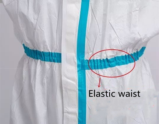 white disposable microporous coveralls