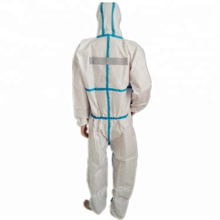 Type 5 Type 6 Microporous Coverall Reflective Taped