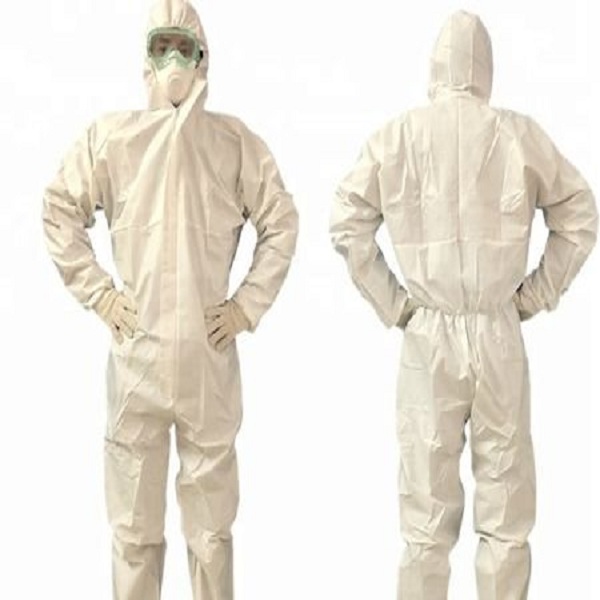 white disposable breathable Protective microporous coveralls Type 5/6 