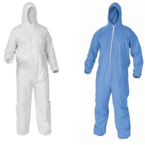 white micropoorus coverall suit